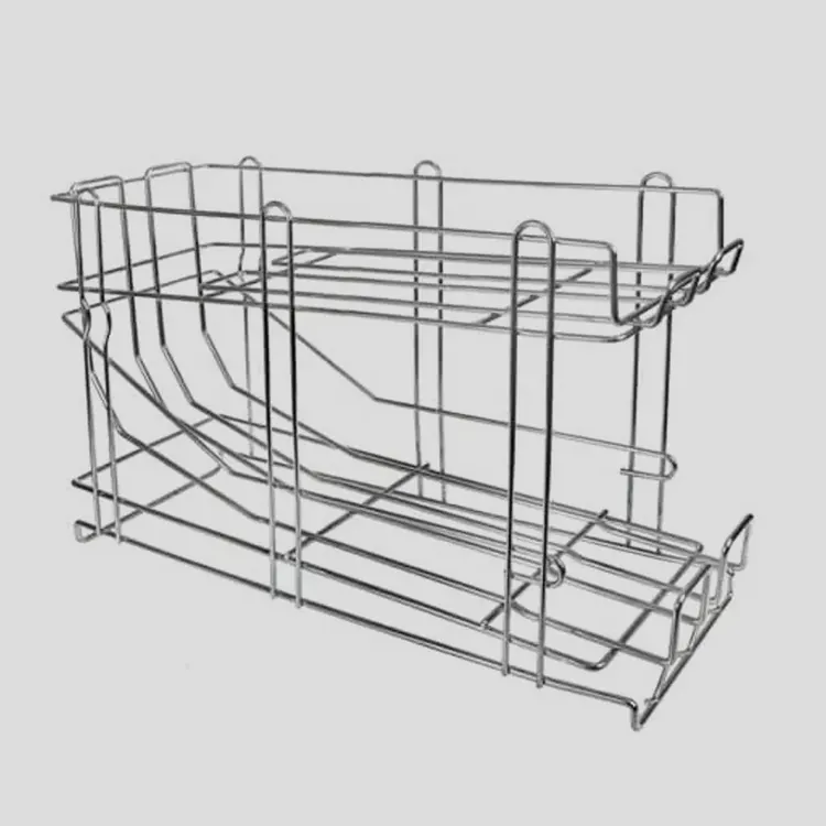 Organizzatore per rack di stoccaggio per lattine in filo metallico